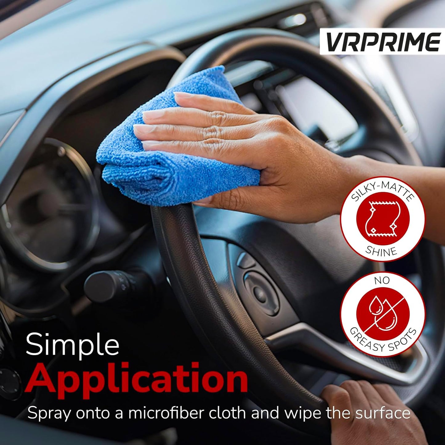 VRPRIME Car Interior Cleaner | Car All Interior Surfaces Dashboard, Seat, Door Cleaning Kit