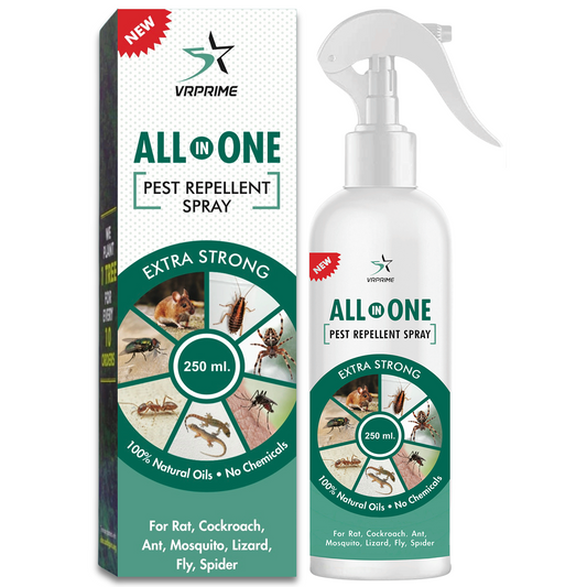 VRPRIME Pest Repellent Control for Home | Ant, Cockroach, Rat, Lizard, BedBugs, Spider