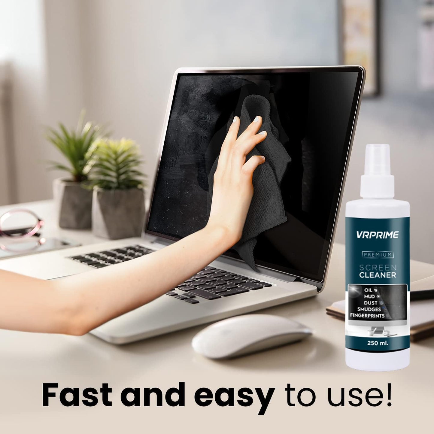 VRPRIME Laptop Cleaning Kit Screen Cleaner for Laptop, TV and Flat Screen, Mobile Phone, Camera lens