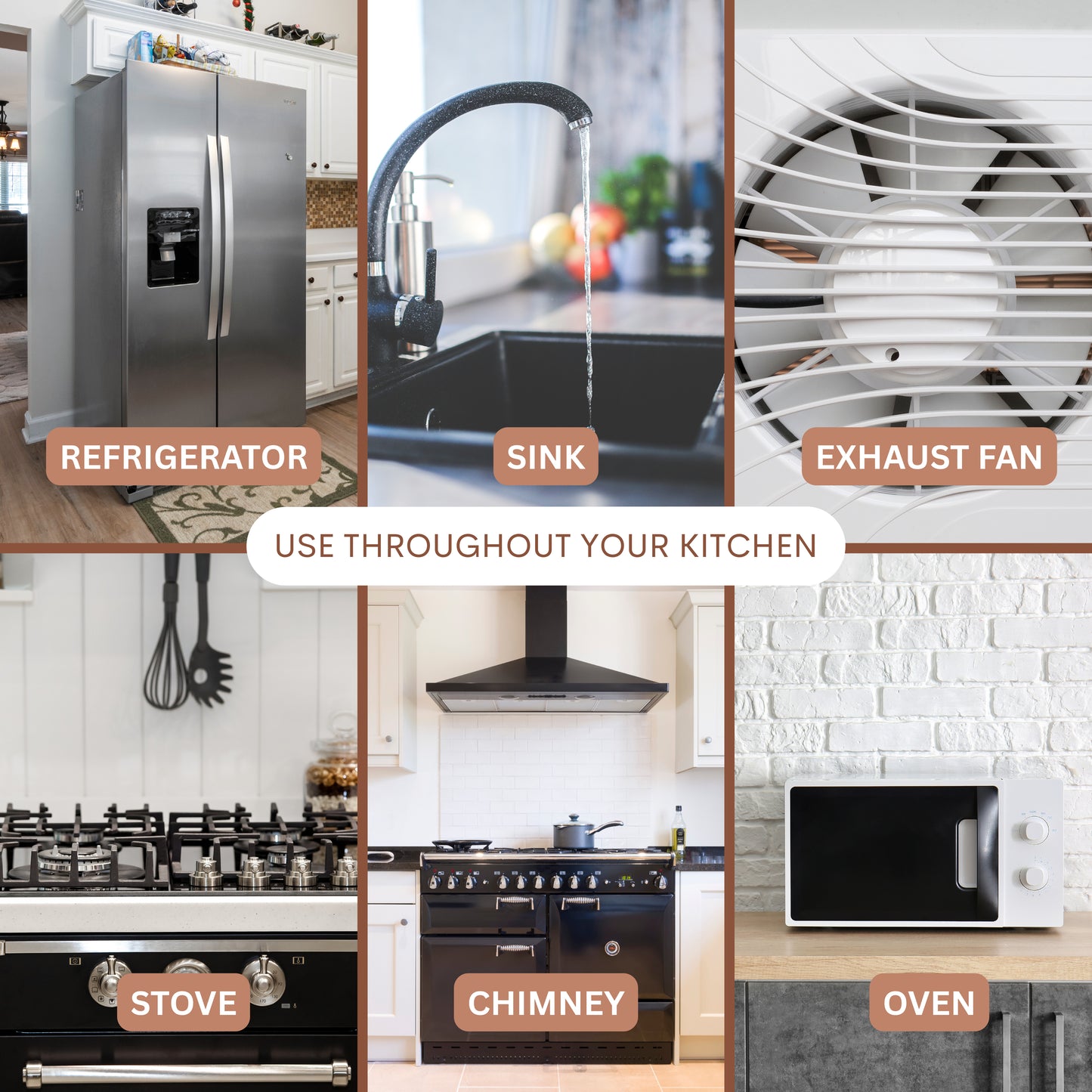 VRPRIME Kitchen Degreaser Foam Spray | Tough Grease, Oil & Stain Remover Kitchen Cleaner ( Pack of 2 )