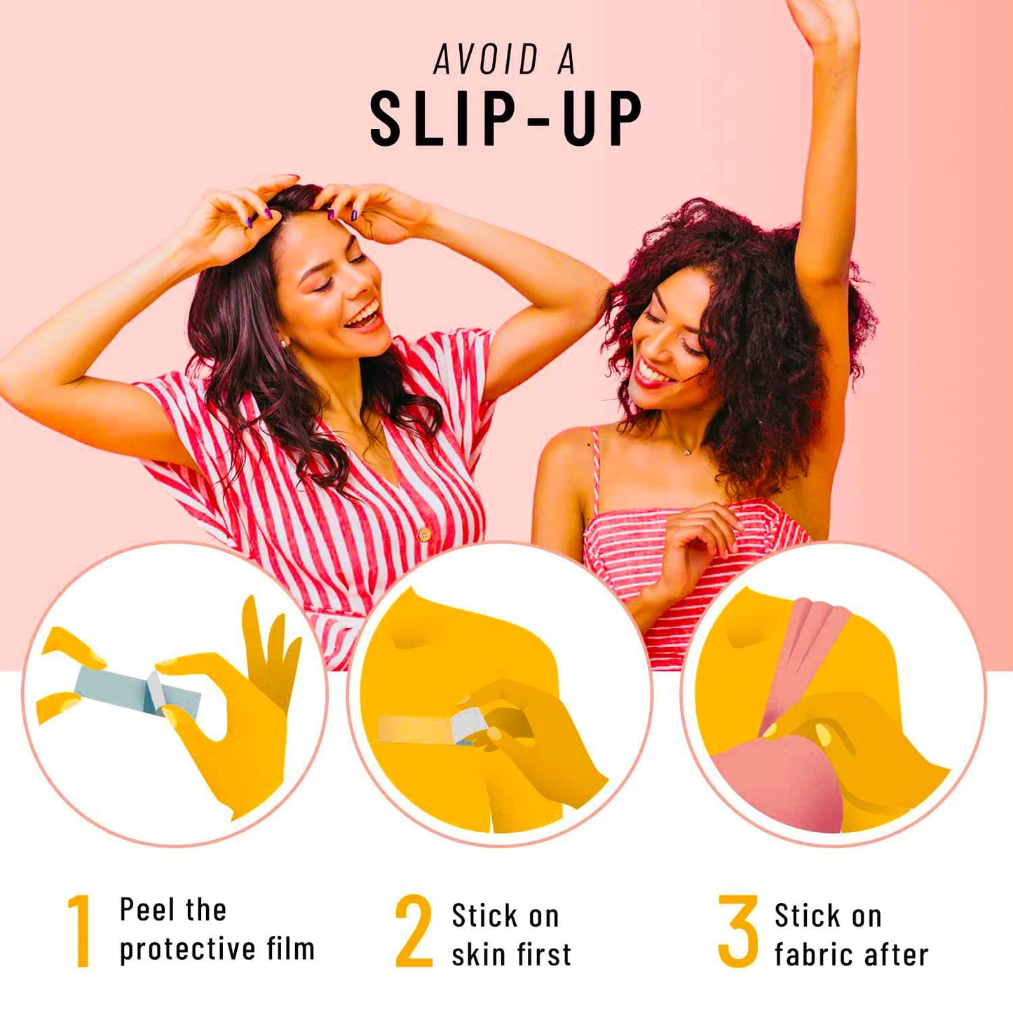 VRPRIME Boob Tape Kit - 5M Boob Tape with Reusable Nipple Cover for Women and 100 Strips Body Tape for Clothes