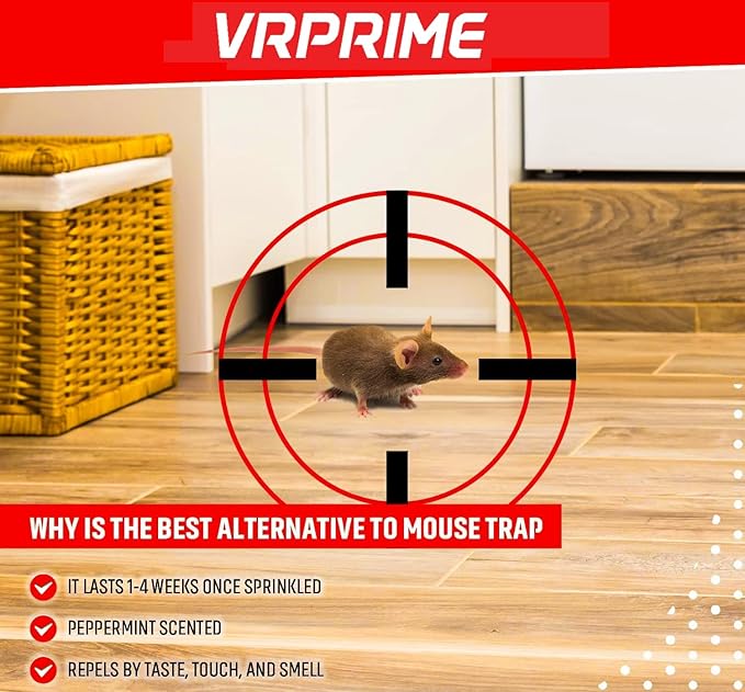 VRPRIME Rat Repellent Spray for Car Home Office Mouse | Natural Powerful Pest Control Protect Wires in Car Bike