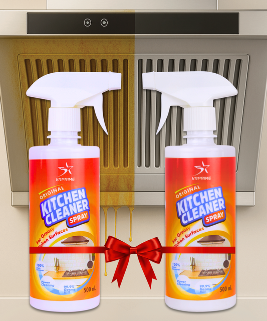 VRPRIME Kitchen Degreaser Foam Spray | Tough Grease, Oil & Stain Remover Kitchen Cleaner ( Pack of 2 )
