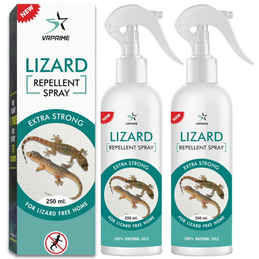 VRPRIME Lizard Repellent for Home Spray Pest Control | Made with Plants Oil, Natural Non Toxic, Irritant-Free, Chemical-Free ( Pack of 2 )