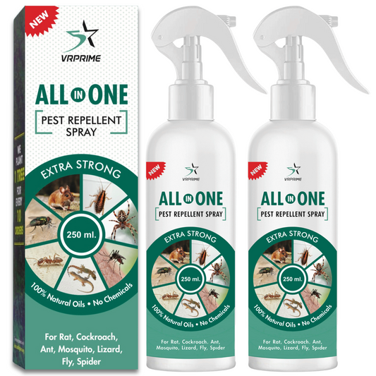 VRPRIME Pest Repellent Control for Home | Ant, Cockroach, Rat, Lizard, BedBugs, Spider ( Pack of 2 )